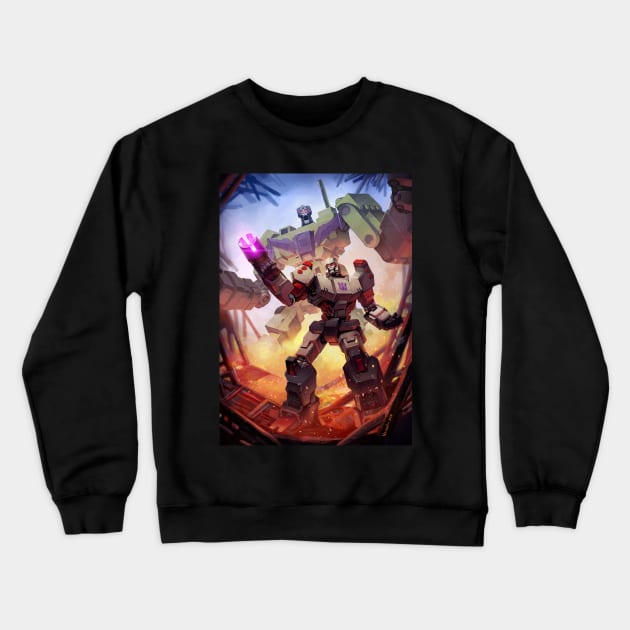 Decepticon Victory Crewneck Sweatshirt by Novanim